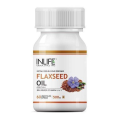 Inlife Flaxseed Oil 60 Capsule For Lower Blood Pressure, Cancer, Weight Loss 